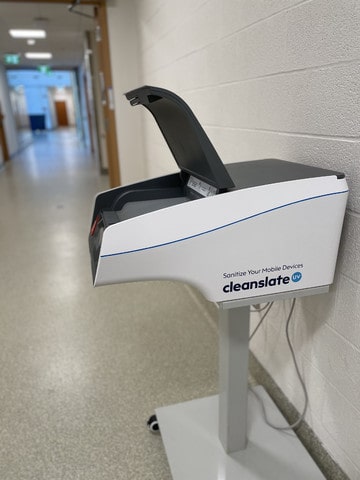 CleanSlate UV sanitizer at Montfort Hospital